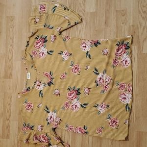 Blouse Xl mustard yellow